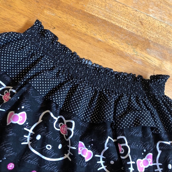 Hand Made Hello Kitty skirt elastic waist S/M cute - Picture 5 of 8